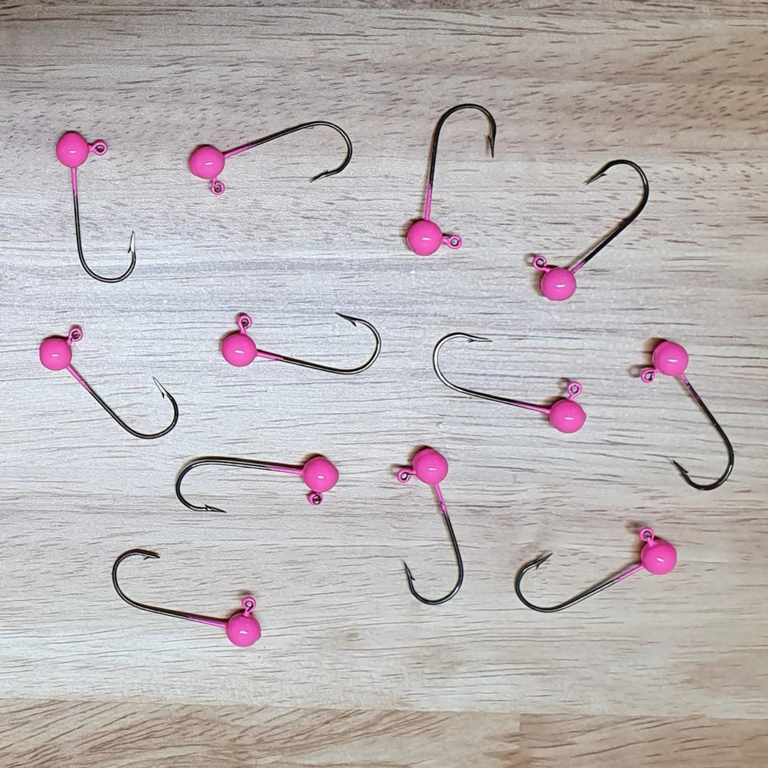 Angler's Emporium Painted Ball Jig Heads 3 Angler's Emporium Painted Ball Jig Heads