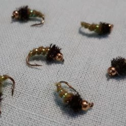 Angler's Emporium Bead Head Caddis Larva Nymph Fly Fishing