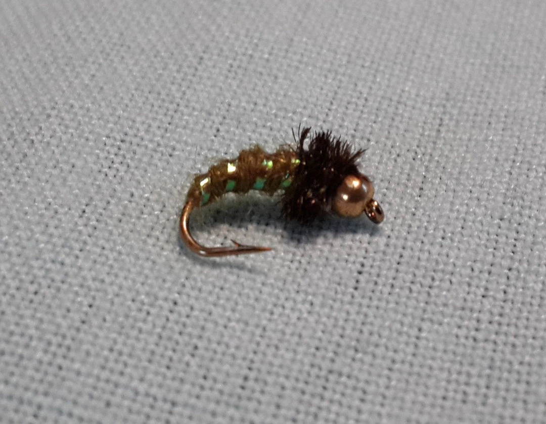 Angler's Emporium Bead Head Caddis Larva Nymph Fly Fishing 2 Angler's Emporium Bead Head Caddis Larva Nymph Fly Fishing