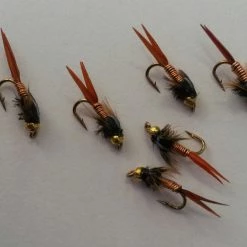 Angler's Emporium Fly Fishing Bead Head Copper John Nymph