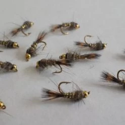 Angler's Emporium Bead Head Gold Ribbed Hare's Ear Nymph Fly Fishing