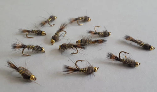 Angler's Emporium Bead Head Gold Ribbed Hare's Ear Nymph Fly Fishing 2 Angler's Emporium Bead Head Gold Ribbed Hare's Ear Nymph Fly Fishing