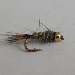 Angler's Emporium Bead Head Gold Ribbed Hare's Ear Nymph Fly Fishing