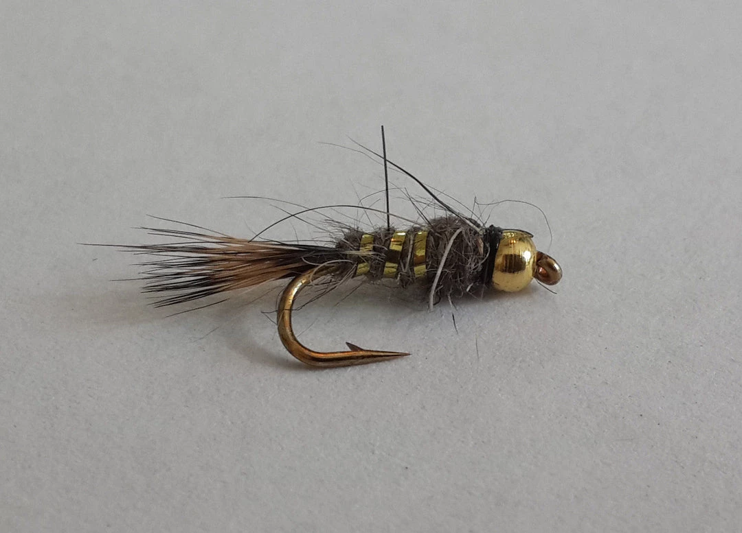 Angler's Emporium Bead Head Gold Ribbed Hare's Ear Nymph Fly Fishing 1 Angler's Emporium Bead Head Gold Ribbed Hare's Ear Nymph Fly Fishing