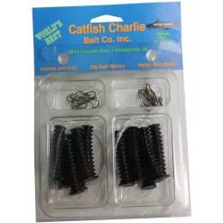 Baits & Lures Catfish Charlie Plastic Dip Bait Worm