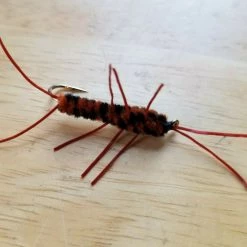 Angler's Emporium Fly Fishing Black And Brown Rubber Legs Nymph