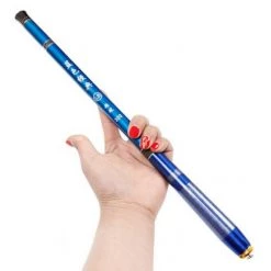 Angler's Emporium Blue 46T Carbon Fiber 5'10" (1.8 Meter) Telescopic Microfishing Rod