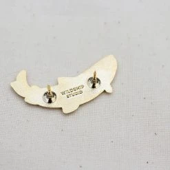 Wildship Studio Accessories Brown Trout Enamel Pin