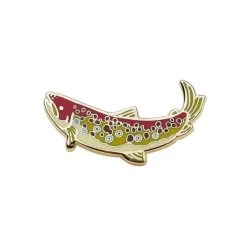 Wildship Studio Accessories Brown Trout Enamel Pin