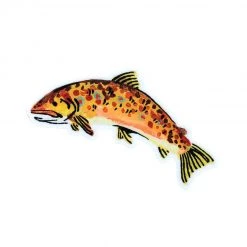 Wildship Studio Brown Trout Vinyl Sticker Accessories