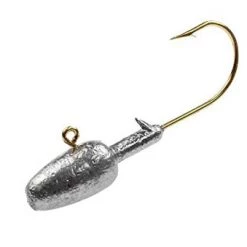 Angler's Emporium Bullet Jig Heads With Mustad Hooks