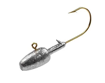 Angler's Emporium Bullet Jig Heads With Mustad Hooks 1 Angler's Emporium Bullet Jig Heads With Mustad Hooks