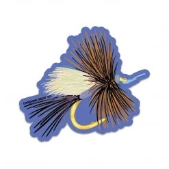 Compass Paper Co Classic Fly Sticker Fly Fishing
