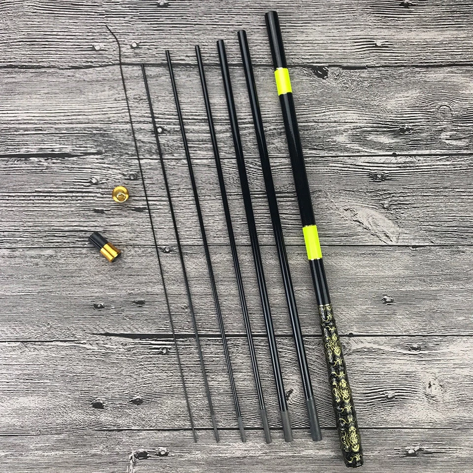 Angler's Emporium Stream Hand Carbon Fiber 5'10" (1.8 Meter) Telescopic Microfishing Rod 2 Angler's Emporium Stream Hand Carbon Fiber 5'10" (1.8 Meter) Telescopic Microfishing Rod