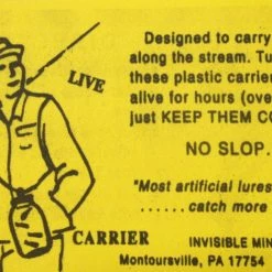 Duty's Live Minnow Bait Jar