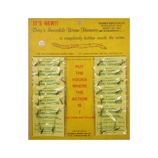 Duty's #6 Invisible Worm Harness 1 Duty's #6 Invisible Worm Harness