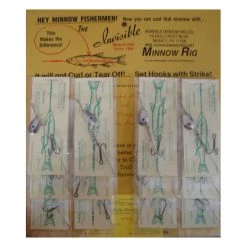 Duty's #7 Invisible Minnow Rig With Spinner Blade Terminal Tackle