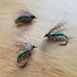 Angler's Emporium Green Soft Hackle Wet Fly Fly Fishing
