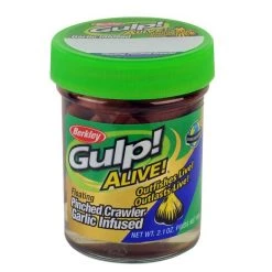 Berkley Gulp! Alive! Garlic Infused Pinched Crawler Baits & Lures