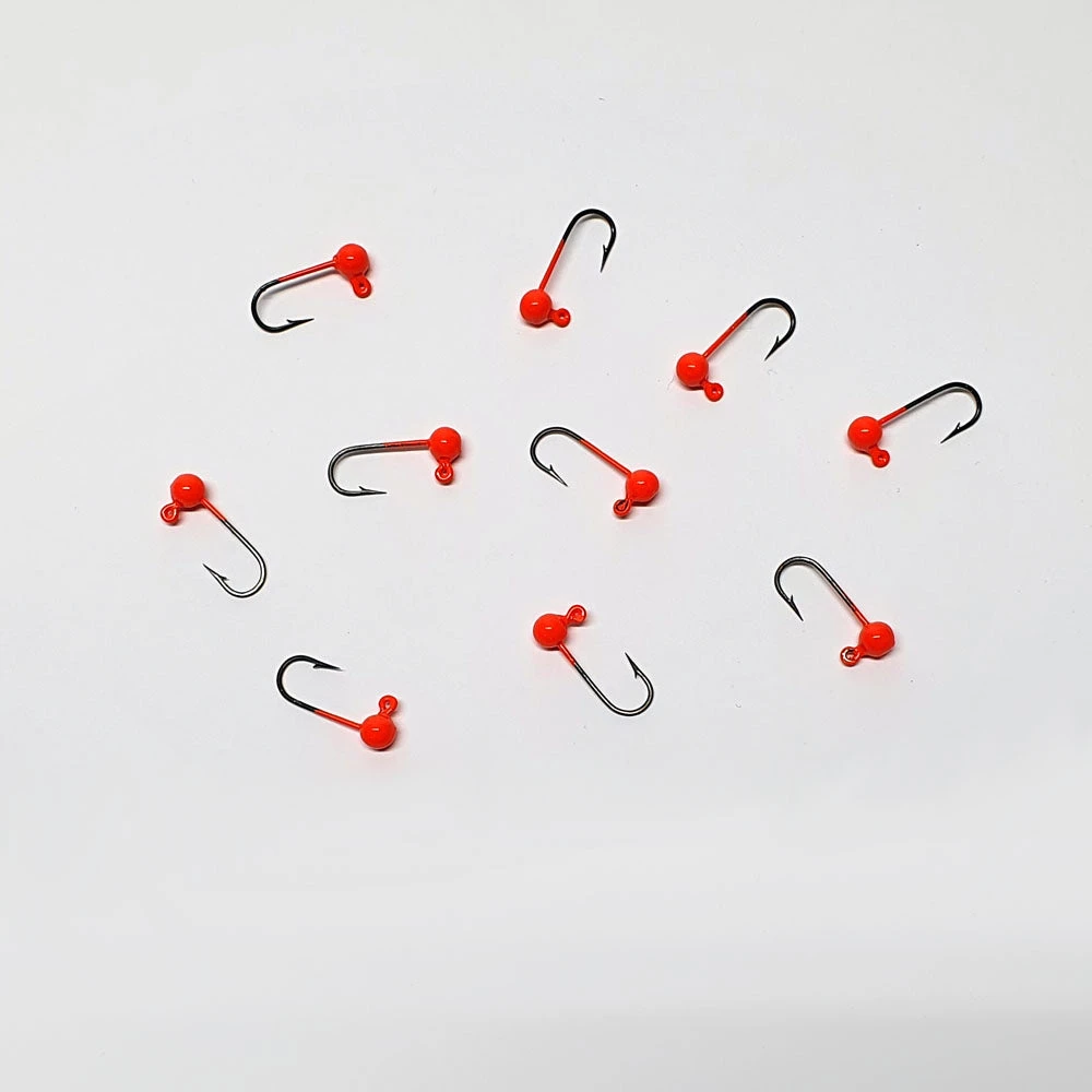 Angler's Emporium Painted Ball Jig Heads 2 Angler's Emporium Painted Ball Jig Heads