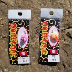 Angler's Emporium Fly Fishing Onibesque Japanese Weighted Glow Egg Fly Rubber Legs