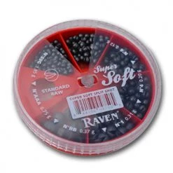 Raven Raw Gray Super Soft Split Shot Assortment