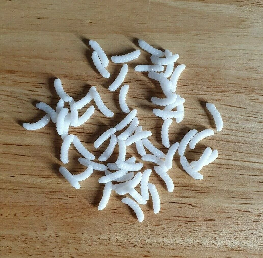 Angler's Emporium Baits & Lures Custom Soft Maggots 1 Angler's Emporium Baits & Lures Custom Soft Maggots