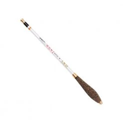 Angler's Emporium White Royal Carbon Fiber Telescopic Microfishing Rod With Cork Handle
